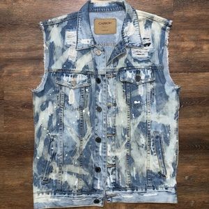 Custom 1 of 1 Distressed Jean Jacket